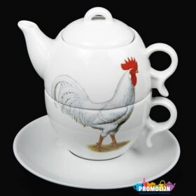 Theepot Haan en Hen Wit