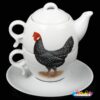 Theepot Zwart HenWL